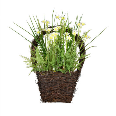 Daffodil Arrangement in Basket