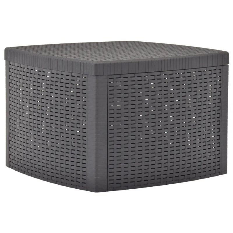 Sorcha Square Outdoor Side Table - 54 cm W 54 cm D, Mocha