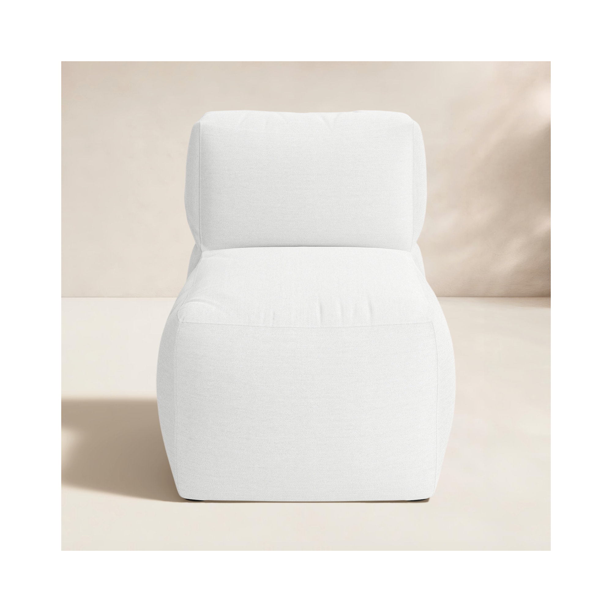Sunbrella Outdoor Solid Modular Seating, White