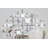 Corisande Metal Geometric Black Wall Decor with Square Mirrored Accents