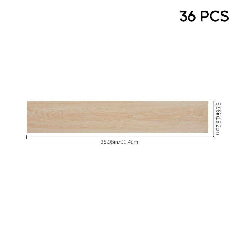 Batam Rustic Wood Grain Self-adhesive PVC Flooring, Wooden