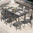 Loddon 6 - Person Patio Dining Set with-681822117