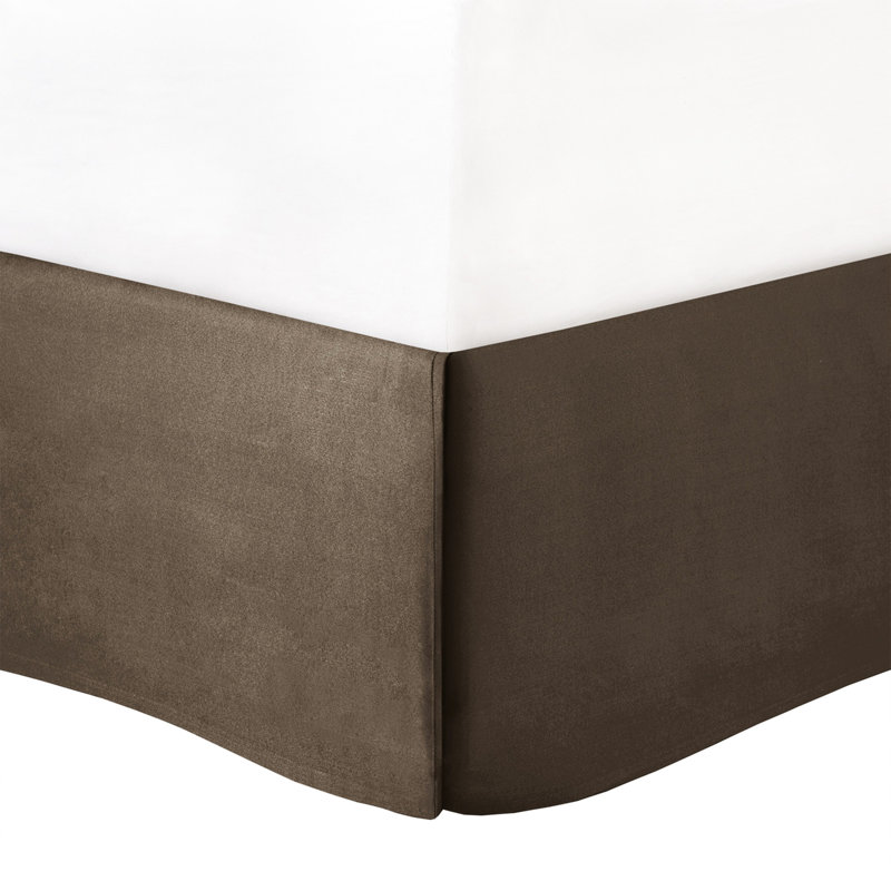 Ensemble de 7 couvre-lits taupe charmeuse - Grand, Coussins décoratifs lavables à la machine