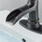 Single-Hole Single-handle Bathroom Faucet with Drain Assembly-87393881