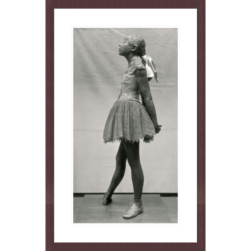 «Little Dancer Aged 14» par Edgar Degas, impression giclée encadrée, H 29,5 po x l 18,8 po