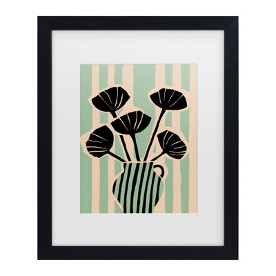 Bolog Treechild Stripedstilllifeno1 Fullsize Matted Framed Art