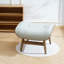 Fauteuil à oreilles et repose-pieds Jeyshan-795056313