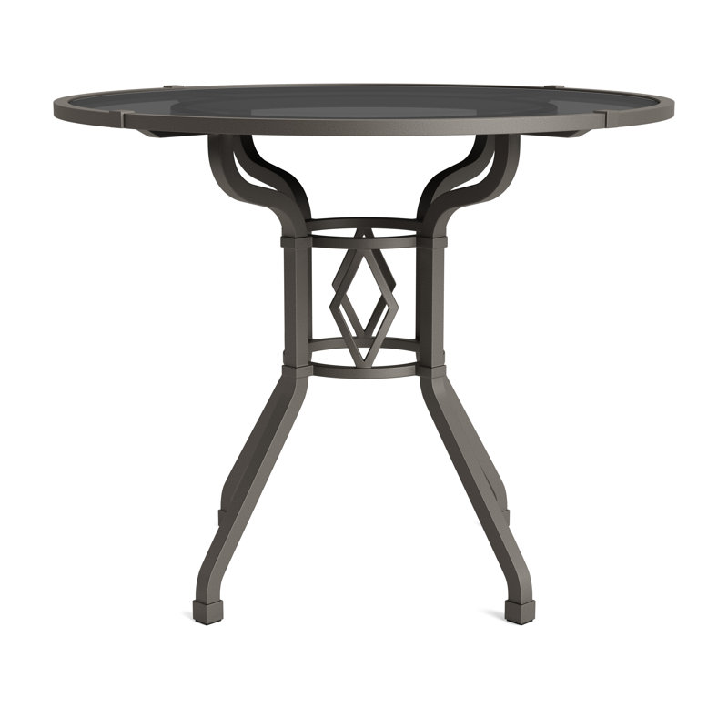 Venetian Outdoor Round Dining Table, Mica, 36" D