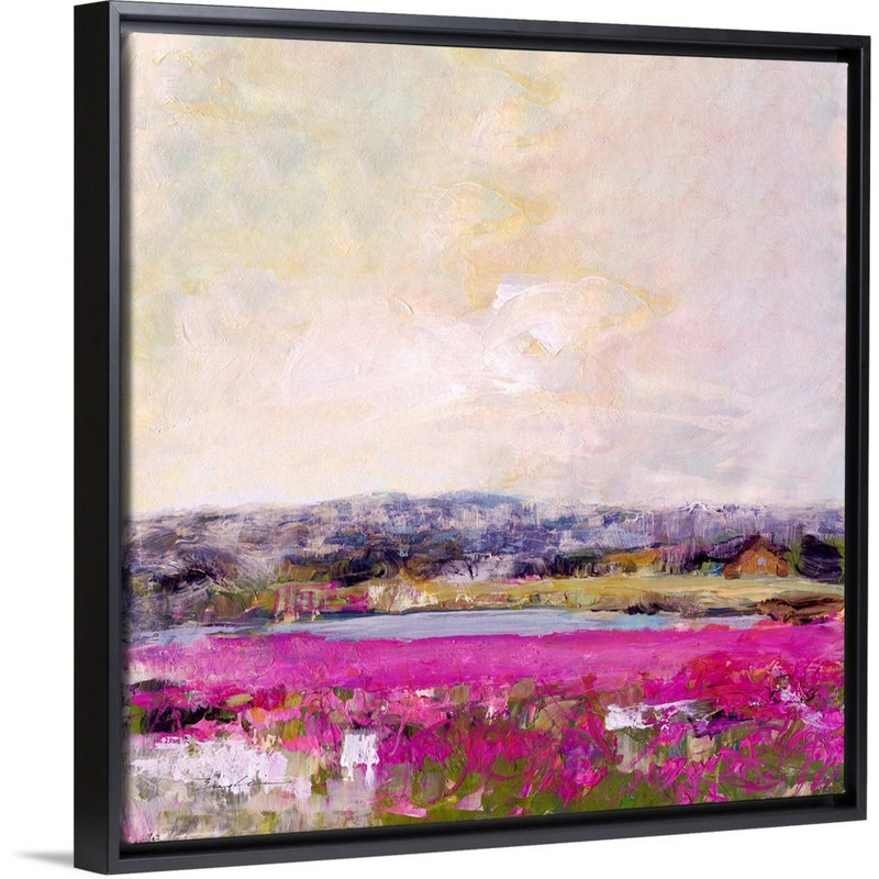 Flores De Mexico - reproduction d'art, Toile avec cadre noir, H 26 po x l 26 po x P 1,75 po