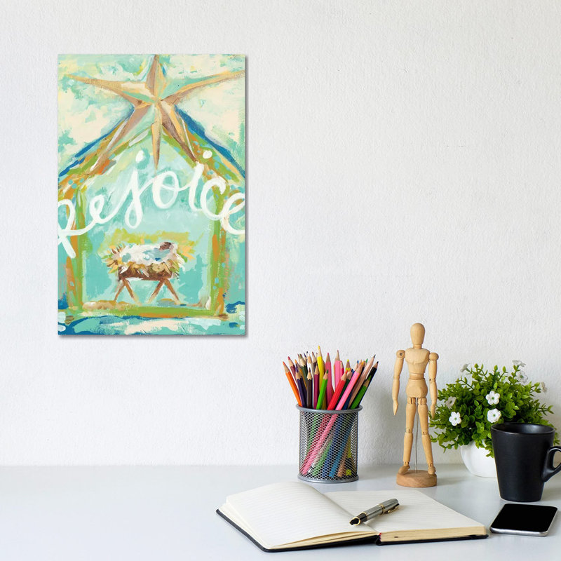 Rejoice by Jessica Mingo - Wrapped Canvas Gallery-Wrapped Canvas Giclée, 20.32 cm H x 30.48 cm W
