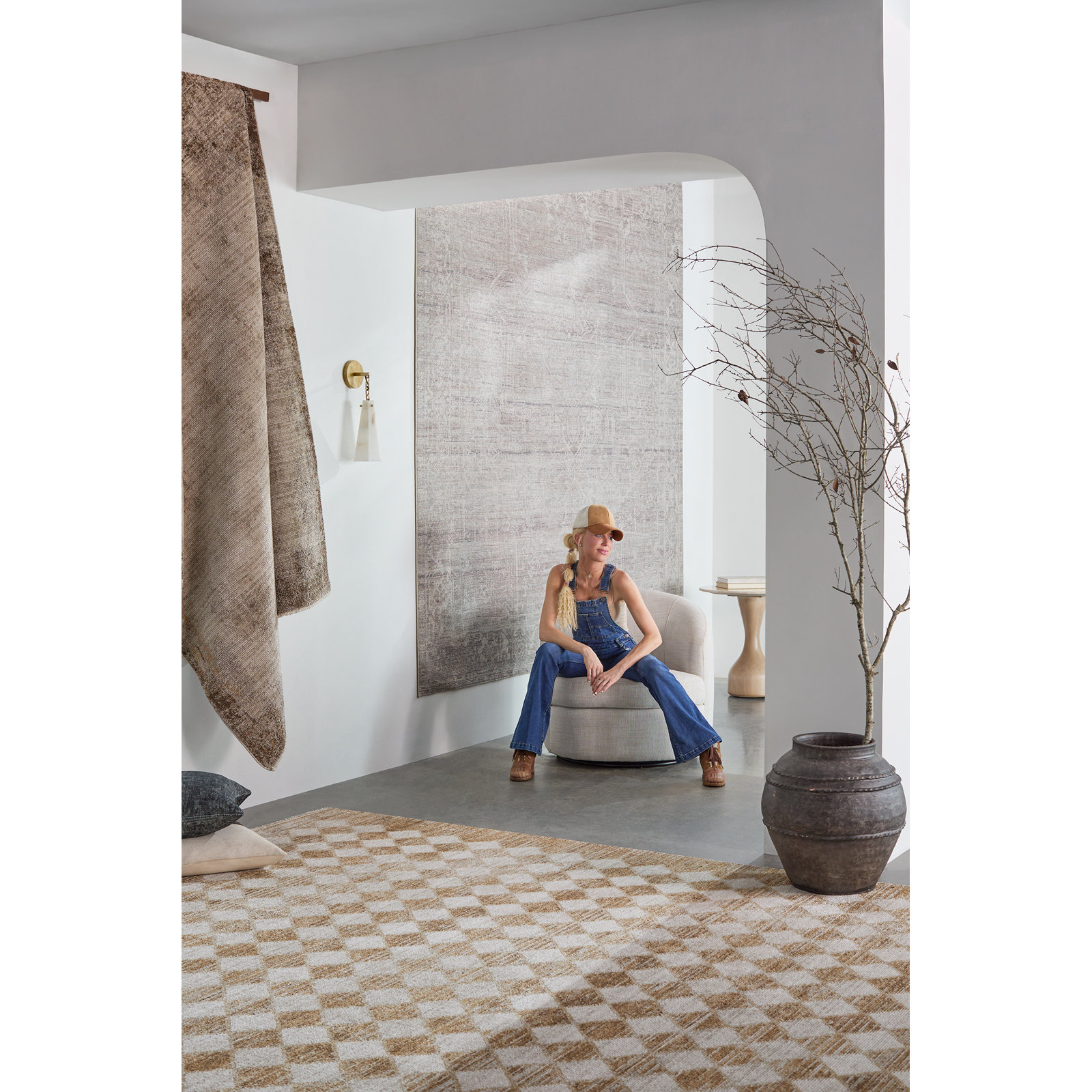 Galey Alix x Livabliss Myrtle Avenue I Indoor Machine Woven Area Rug, Rectangle 5'3" x 7'7"