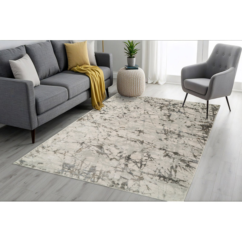 Dionatta Abstract Indoor Rug, Rectangle 9' x 12'10"