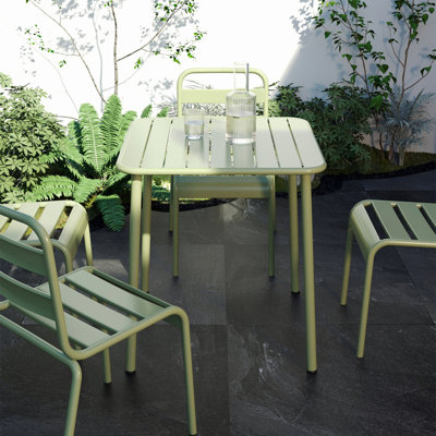 Table carrée, table basse d'extérieur