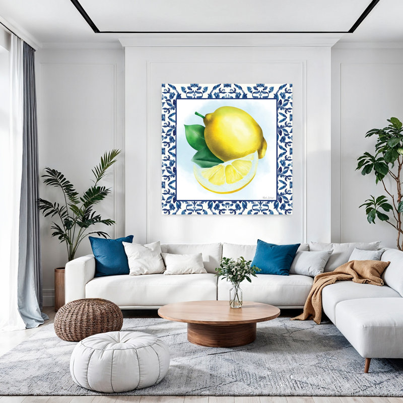 Trellis contemporain avec tranche de citron, H 48 po x l 48 po