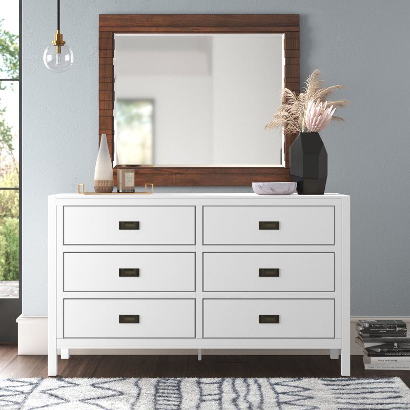 Hivernage 57.17'' W 6 - Drawer Dresser, White