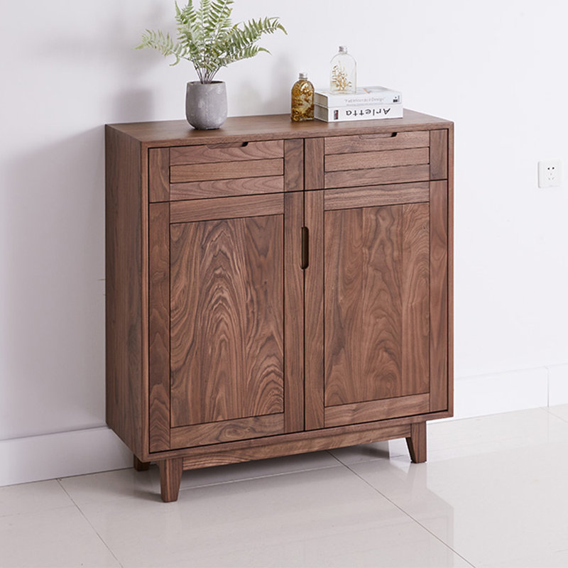 Armoire à chaussures en bois massif