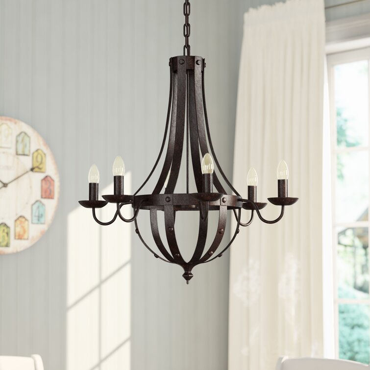 Breakwater Bay Flippen 6 - Light Dimmable Empire Chandelier & Reviews ...