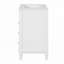 Meuble-lavabo avec lavabo en céramique, armoire avec 2 tiroirs et tablette réglable-35232080