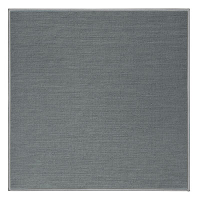 Tapis gris uni lavable à la machine