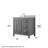Daria 36'' Single Bathroom Vanity with Marble Top-40066377-80205832