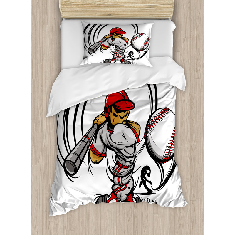 Teen Room Modern & Contemporary Polyester Duvet Cover, Twin Duvet Cover + 1 Standard Sham