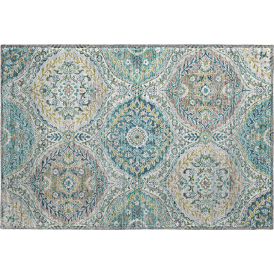 Premium Machine Washable Pinkston Panels Rug