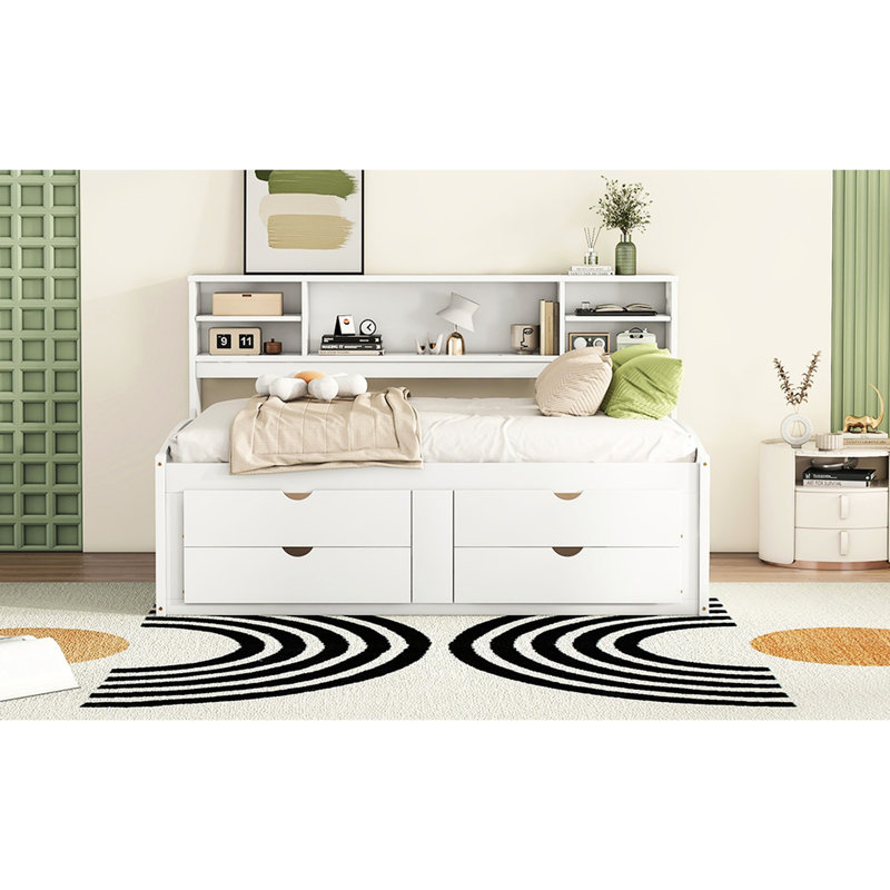 Lit de jour Allcot, Blanc