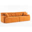 Siège de compression orange avec canapé spacieux intérieur confortable pour se divertir et se détendre-310040760