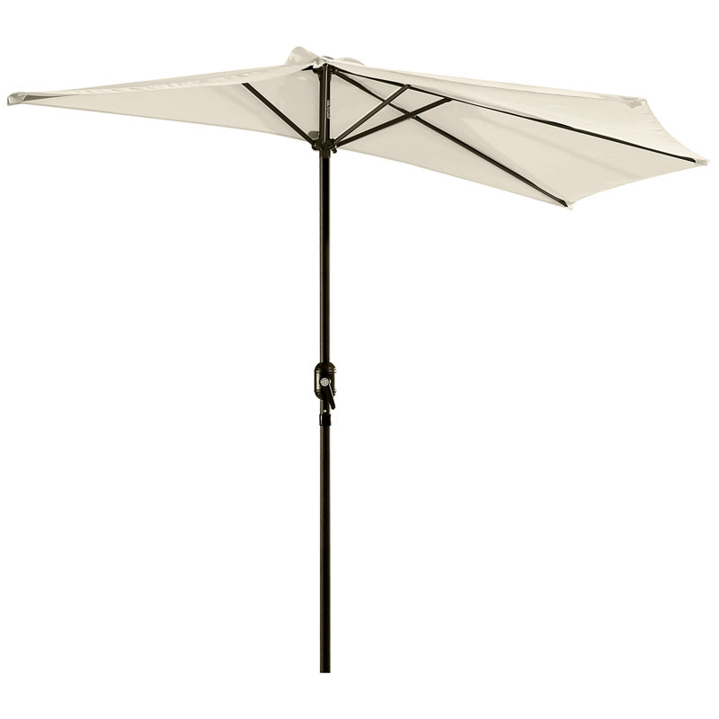 Brunn 293cm Balcony Parasol, Cream