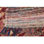 Tapis de zone en laine 5 pi x 8 pi 8 po one-of-kind à la main noué la bourgogne Ilfracombe
