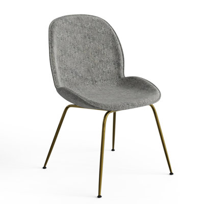 18'' H Fabric Upholstered Metal Side Chair