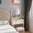 27.56"American-style white dressing table with mirror