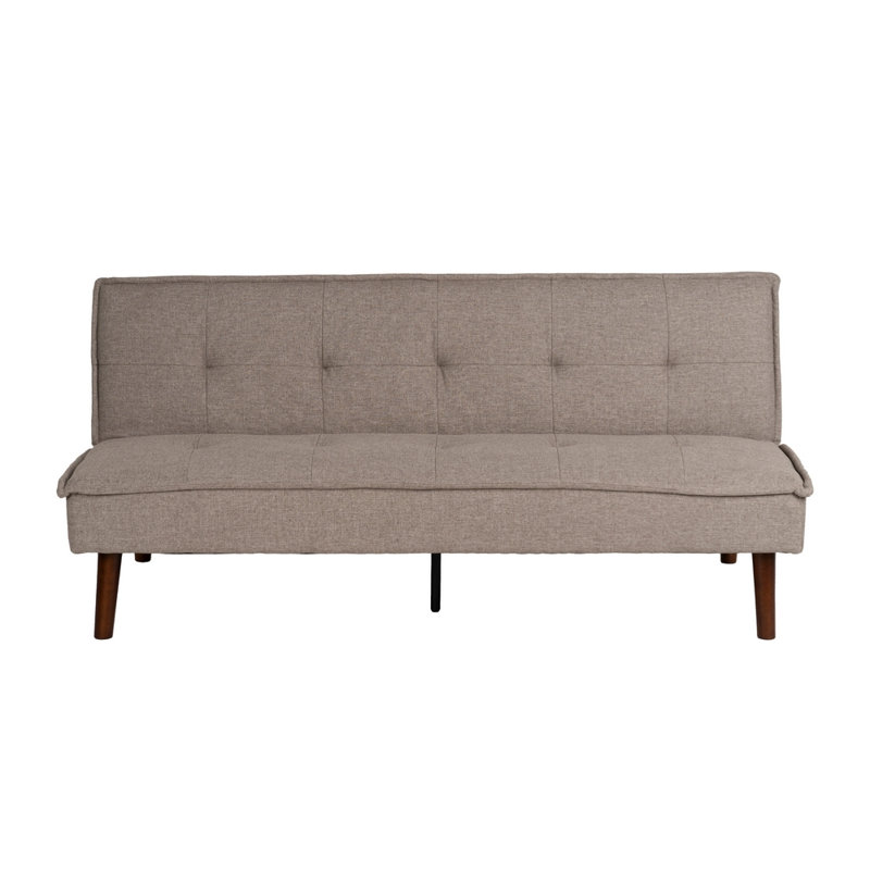 Mykonos 3 Seater Chenille Sofa Bed, Beige