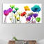Floral Calm Pop - Wrapped Canvas Print-933597478