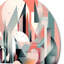Décoration murale embrassant le cubisme III-88599622