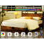 Lit rustique brun avec rangement intelligent et éclairage à DEL personnalisable, parfait pour les chambres modernes-1383521541