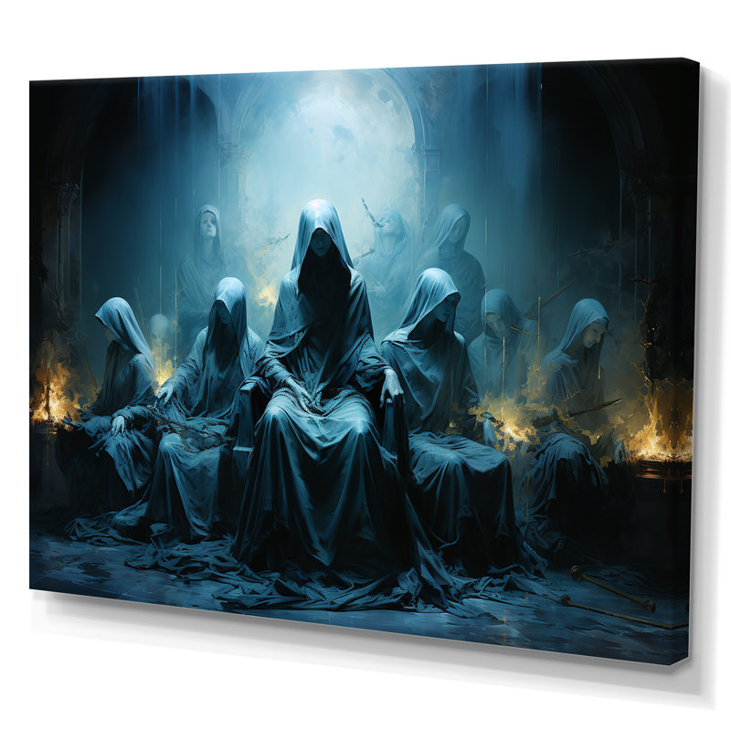 Impressions sur toile Apostoliques azur Christianisme, H 24 po x l 32 po x P 1 po, Toile tendue