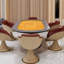 Table de poker 102,36 "ovale 8 joueurs Texas Hold'em