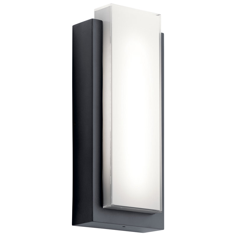 Mur d'extérieur 2 lumières DEL Sevda, H 18,75 po x l 8 po x P 4 po