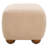 Urbino Rectangular Boucle Ottoman with Solid Wood Legs-279423009