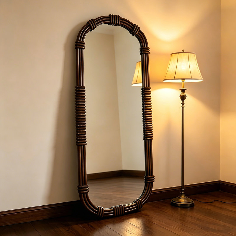 Miroir pleine longueur 70,87 po style américain, 70.87" H x31.5" W x 1.18" D