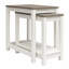 Zagorski Floor Shelf Nesting Tables
