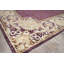 Contemporary hand-knotted New Zealand Wool Eggplant/Multi Area Rug-97692986