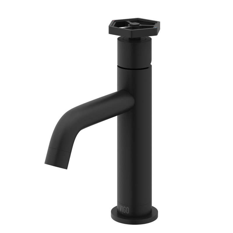 Robinet de salle de bain monocorps et monotrou H 8 po Ruxton, Noir mat