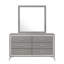 Commode double à 6 tiroirs l 58,35 po avec miroir Maxo-94437333