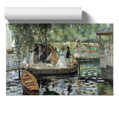 La Grenouillere by Pierre Auguste Renoir - Frameless Print