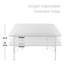 Table pliante en rotin 4 pi pour intérieur et extérieur, table pliable portative tressée blanche-609034321
