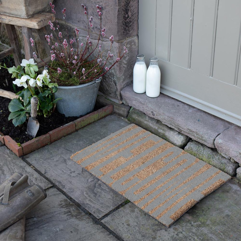 Bartholomew Area Rug, Grey/Orange