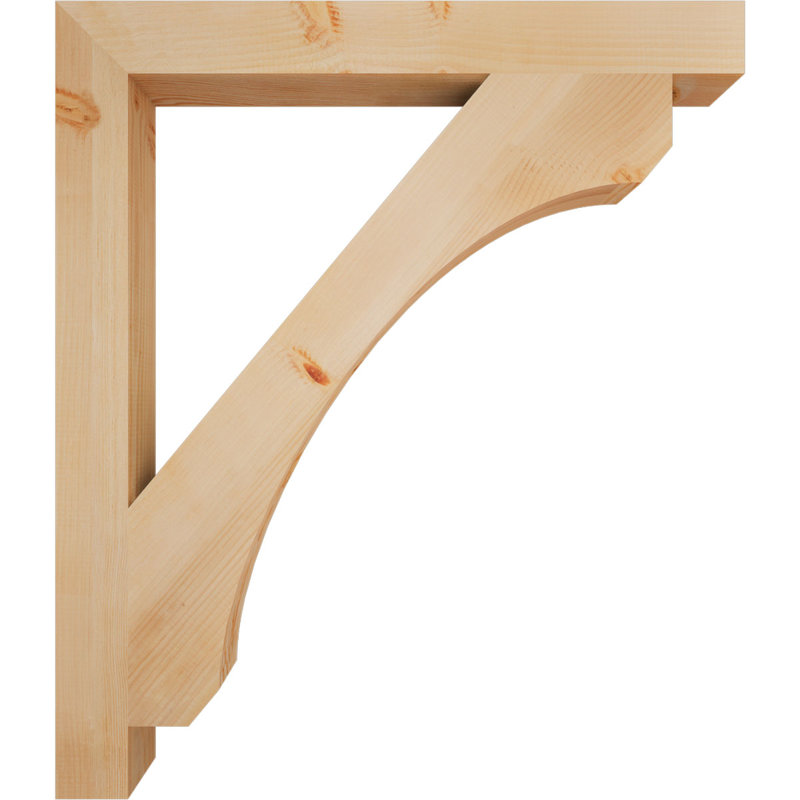Support en bois rustique Legacy Block, Sapin de Douglas, Lisse, H 44 po x l 3,5 po x P 38 po
