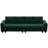 Shavera 3 - Pieces Velvet 4-Seater Sectional Sofa Lounge Apartment Living room Couch-1335788844